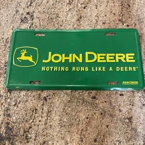 12x6 John Deere license plate